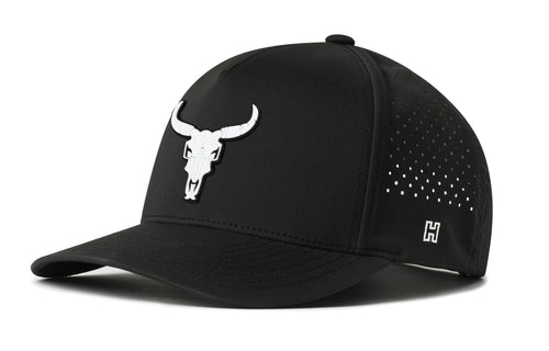 Bull Skull Performance 5-Panel Hat  |  Steer Flexfit® Snapback